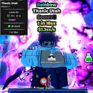 ✅ 【👑 1.3SX/S】 【1 IN 18SX】 | 🌈 RAINBOW TITANIC UTAH | FAST DELIVERY ⚡