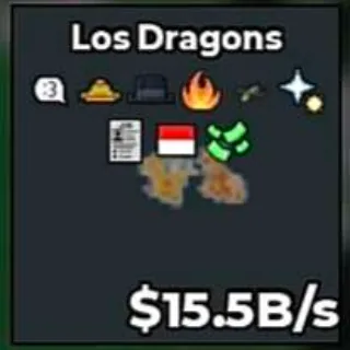 ✅ 【👑 HIGH B/S】 【15.5B/S】 | 🌸 LOS DRAGONS | 9 TRAITS | FAST DELIVERY ⚡