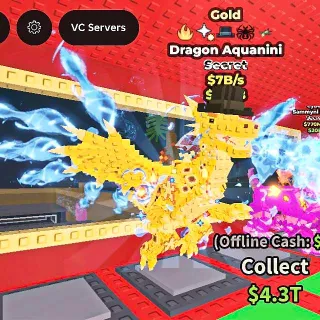✅ 【BEST DEAL】 【7B/S】 | 🪙 GOLD DRAGON AQUANINI | 5 TRAITS RARE