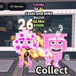 ✅ 【26 TRAIT】 【2.1B/S】 | 🍬 CANDY COOKI AND MILKI