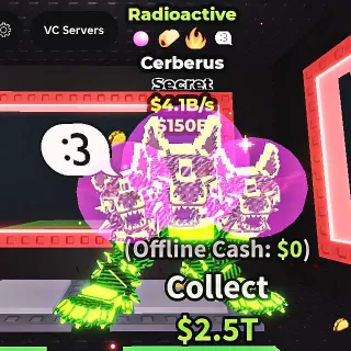 ✅ 【👑 4B+】 【4.1B/S】 | ☢️ RADIOACTIVE CERBERUS | 4 TRAITS | FAST DELIVERY ⚡