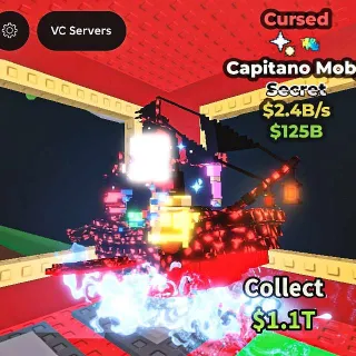【2.4B/S】 | 🌑 CURSED CAPITANO MOBY