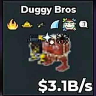 ✅ 【👑 LOW EXIST】 【3.1B/S】 | 🌸 DUGGY BROS | 9 TRAITS | FAST DELIVERY ⚡