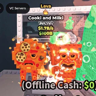 【1.7B/S】 | 🌋 LAVA COOKI AND MILKI