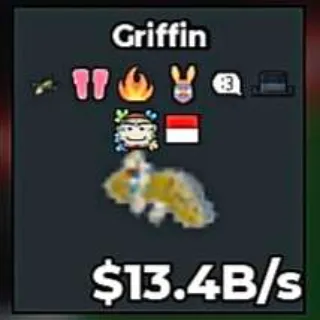 ✅ 【👑 HIGH B/S】【READY STOCK】 【13.4B/S】 | 🌸 GRIFFIN | 8 TRAITS | FAST DELIVERY ⚡
