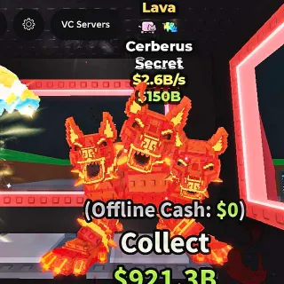 ✅ 【👑 RARE TRAITS】 【2.6B/S】 | 🌋 LAVA CERBERUS | 2 TRAITS | FAST DELIVERY ⚡