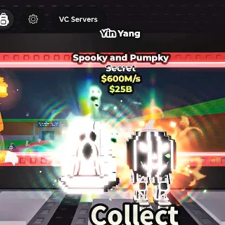 ✅ 【👑 ULTRA RARE】 【600M/S】 | ☯️ YIN YANG SPOOKY AND PUMPKY | FAST DELIVERY ⚡