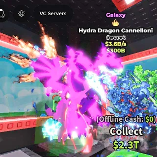 ✅ 【READY STOCK】 【3.6B/S】 | 🌌 GALAXY HYDRA DRAGON CANNELLONI | FIRE TRAIT | FAST DELIVERY ⚡
