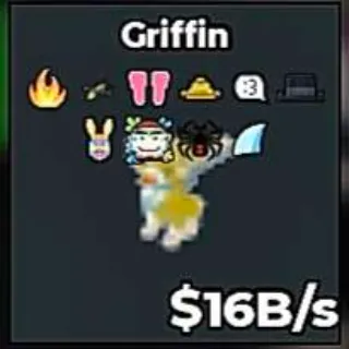 ✅ 【👑 LEADERBOARD】 【16B/S】 | 🌸 GRIFFIN | 10 TRAITS | RARE TRAIT | FAST DELIVERY ⚡