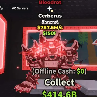 ✅ 【BEST DEAL】 【787.5M/S】 | 🩸 BLOODROT CERBERUS | 1 TRAITS
