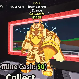 ✅ 【READY STOCK】 【215.6M/S】 | 🪙 GOLD BUMBATRON | FAST DELIVERY ⚡