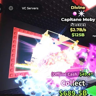 ✅ 【👑 RARE TRAIT】 【2.5B/S】 | ☀️ DIVINE CAPITANO MOBY | 2 TRAITS | FAST DELIVERY ⚡