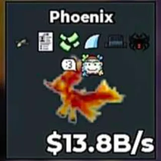 ✅ 【👑 LEADERBOARD】 【13.8B/S】 | 🌸 PHOENIX | 8 TRAITS | FAST DELIVERY ⚡