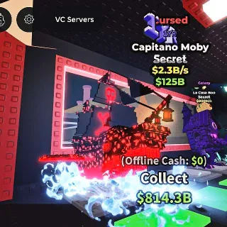 ✅ 【BEST DEAL】 【2.3B/S】 | 🌑 CURSED CAPITANO MOBY