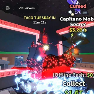 ✅ 【READY STOCK】 【3.2B/S】 | 🌑 CURSED CAPITANO MOBY | 3 TRAITS | FAST DELIVERY ⚡