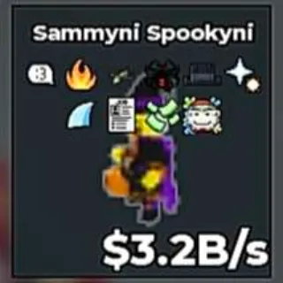 ✅ 【👑 RARE TRAITS】 【3.2B/S】 | 🌸 SAMMYNI SPOOKYNI | 10 TRAITS | FAST DELIVERY ⚡