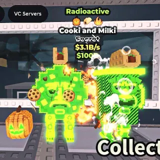 ✅ 【PUMPKIN TRAITS】 【3.1B/S】 | ☢️ RADIOACTIVE COOKI AND MILKI