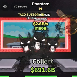 ✅ 【READY STOCK】 【2.8B/S】 | 🕷️ PHANTOM CERBERUS | RARE TRAIT | FAST DELIVERY ⚡