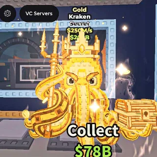 ✅ 【ULTRA RARE】 【250M/S】 | 🪙 GOLD KRAKEN