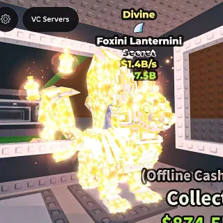 ✅【👑 18 EXIST】【READY STOCK】 【1.4B/S】 | ☀️ DIVINE FOXINI LANTERNINI | 1 TRAIT | FAST DELIVERY ⚡
