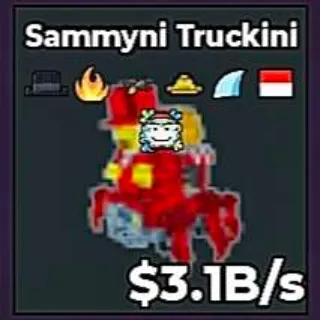 ✅ 【👑 RARE TRAITS】 【3.1B/S】 | 🌸 SAMMYNI TRUCKINI | 7 TRAITS | INDO | FAST DELIVERY ⚡