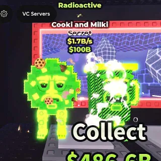 ✅ 【READY STOCK】 【1.7B/S】 | ☢️ RADIOACTIVE COOKI AND MILKI | 1 TRAIT | FAST DELIVERY ⚡