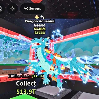 ✅ 【READY STOCK】 【3.1B/S】 | 🌸 DRAGON AQUANINI | 2 TRAITS | FAST DELIVERY ⚡