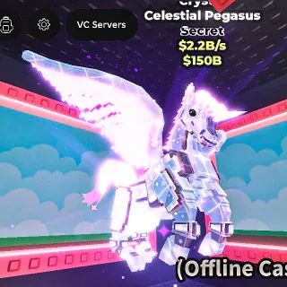 ✅ 【👑 LOW EXIST】 【2.2B/S】 | 🔮 CRYSTAL CELESTIAL PEGASUS | FAST DELIVERY ⚡