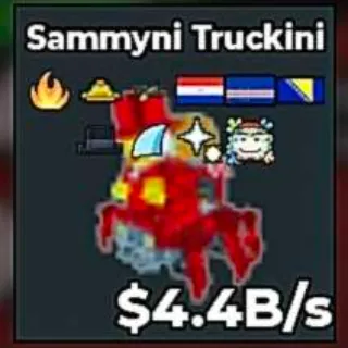 ✅ 【👑 1 OF 1】 【4.4B/S】 | 🌸 SAMMYNI TRUCKINI | ULTRA RARE TRAITS | FAST DELIVERY ⚡