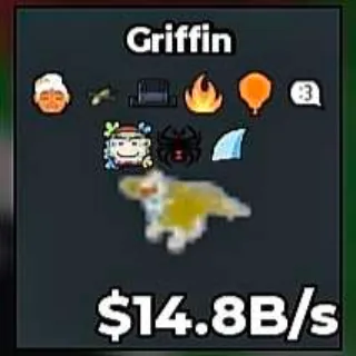 ✅ 【👑 LEADERBOARD】 【14.8B/S】 | 🌸 GRIFFIN | 9 TRAITS | RARE TRAITS | FAST DELIVERY ⚡