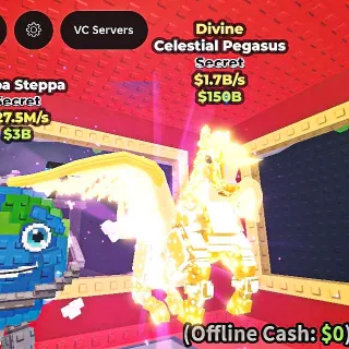 ✅ 【BEST DEAL】 【1.7B/S】 | ☀️ DIVINE CELESTIAL PEGASUS