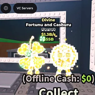 ✅ 【ULTRA RARE】 【1.3B/S】 | ☀️ DIVINE FORTUNU AND CASHURU