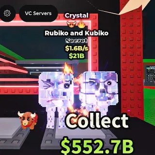 ✅ 【👑 32 EXIST】 【1.6B/S】 | 🔮 CRYSTAL RUBIKO AND KUBIKO | 2 TRAITS | FAST DELIVERY ⚡