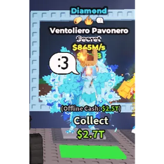 Ventoliero Pavonero 845m/s