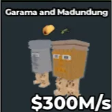 Garama and Madundung 300m/s