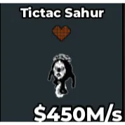 Tictac Sahur 450m/s