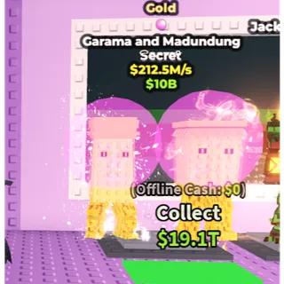 Garama and Madundung 212.5m/s