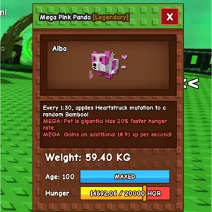 MEGA PINK PANDA 59KG