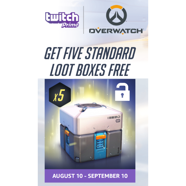 Overwatch 5 Loot Boxes Digital Code Pc Ps4 Xbox One Fast