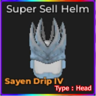 Super Sell Helm (Sayen Drip 3) (Head) - Dragon Soul