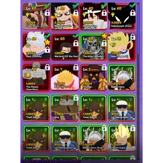 ANIME VANGUARDS | 👑4 Monarch | ⚔️UNVERIFIED ACCOUNT | INSTANT DELIVERY!