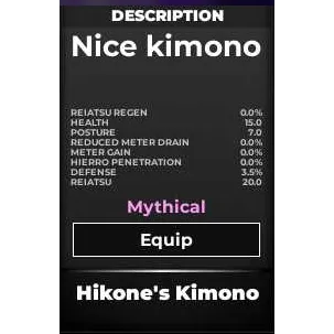 Hikone's Kimono | Type Soul