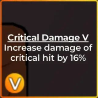 x5 Critical Damage 5 - Dragon Soul