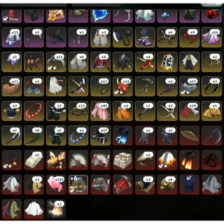 max lvl |kamado |max proggension| shockwave full skill | nightfall gautlet t3 +6| flwarfan t1| Many items | Project slayer 2
