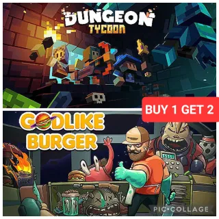2 Games Bundle - Dungeon Tycon + Godlike Burger - Global Steam