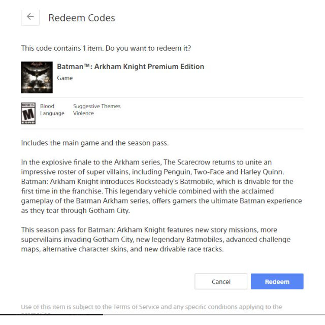 Batman: Arkham Knight - Premium Edition PS4 PSN [CD-KEY] [INSTANT DELIVERY]  [UNITED STATES / NORTH A... - Gameflip
