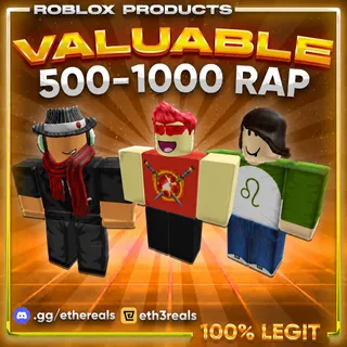 100-1k RAP | Unverified Roblox Account