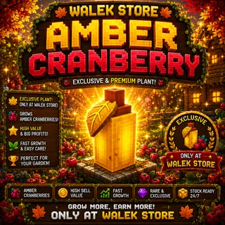 Amber Cranberry Seed |GAG2| Fast Delivery⚡ 