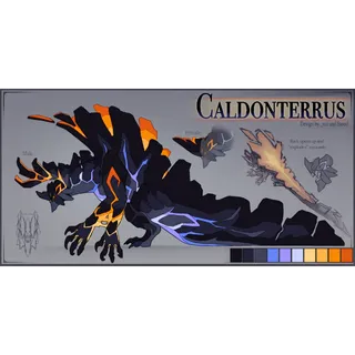 Caldonterrus specie  - CREATURES OF SONARIA