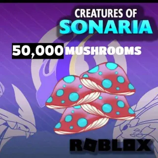 50k De Mushrooms Creature Of Sonaria